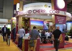 New Zealand Cherry Corp had an impressive stand.