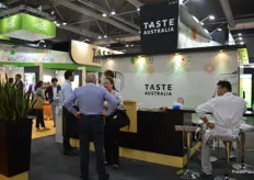 The Taste Australia stand always one of the main attractions at this event, all stand holders reported a huge flow of visitors throughout the event.