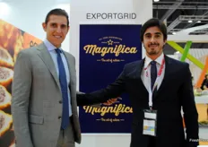 Rocco Scavetta and José Andrés Guerrero from Green Force Fruit, Ecuador. Promoting on of their brands presented at the show, which is named Magnifica.