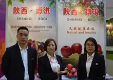 Shaanxi Boqi Fruits Co., Ltd. Chairman Hou Baozhi and team.