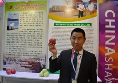 Manager Li Bin of Baishui Baoxing Fruit Co., Ltd.