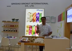 Simon Zhao, sales manager of Qingdao Sinonut International Ltd.