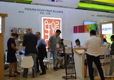 A lot of meetings on the booth of Fuhuida Echo Fruit Allance Co., Ltd.