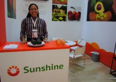 María Teresa Enríquez from Sunshine export, Peru.