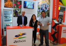 Aziz El Sous, Xiuling Zhu and Robin Anaya from Grupo Athos Peru. The biggest exporter of pomegranates from almost all Southern atmosphere.