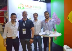 Juan Gonzalez Pita, Eric Arbelo (Kings Crown Produce sales), Diego Martinez and Jose Ignacio Vidales at Salix Fruits.