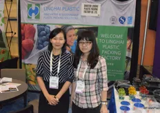 Mayvis Zhuang and Rita Chen from Linghai Plastic