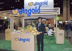 Federico Milanese of Jingold, the company started with red kiwifruit