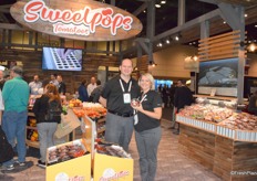 Ernesto Sanabria and Leona Hall from Red Sun Farms