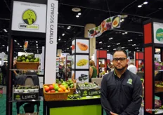 Eric Rosales from Don Limón, one of the many Mexican exhibitors present at the show.