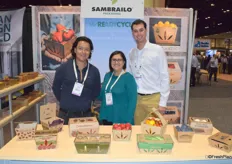Tony Aquilar, Juana Ramirez and Matt Manfre of Sambrailo Packaging
