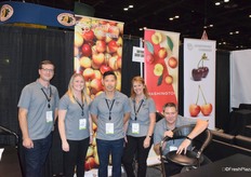 James Michael, Karley Lange, Keith Hu, Teresa Bagarley and B.J. Thurlby of Northwest Cherry Growers