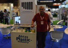 Armen Ipecki, representing Aktas Plastic Industry. They make plastic containers of all sizes to preserve a wide range of fruits.