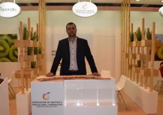 The stand of the Association of Imathia's Agricultural Cooperatives from Egypt.