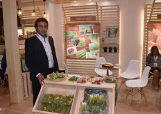 Emad Yacoub of Nivex Farms. They cultivate a variety of beans and export them from Egypt.