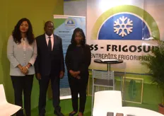 From left to right: Djara Cissé Sidibe, CEO Ousmane Sidibé and Aida Sidibe for SS Frigosud. They cultivate and export potatoes from Mali and offer cooling solutions for storing them.