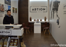 John from Artion, food trading and packaging company, their main product is Greek chestnuts.