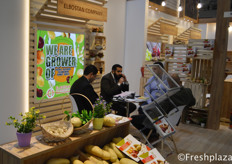 Elbostan Company in a meeting with clients. They produce fresh potato, red onion, yellow onion, peanut and garlic.