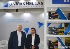 Aggelos Nithavrianakis (Sales Supervisor - North Greece) and Akis Divinis (Sales Supervisor - Crete) from UNIPAKHELLAS S.A.. UNIPAKHELLAS S.A. specializes in manufacturing and converting a wide range of corrugated board packaging for the European markets.