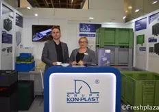 Arkadiusz Kozioł (Sales Manager) and Małgorzata Filipiak-Ziółkowska (Commercial Director) from Grupa Kon-Plast Sp. z o.o. Sp. k.