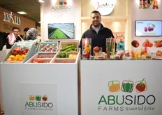 Mohammad Hasan Abusido from Abusido farms is a Jordan pioneer with his produce at Fruit Logistica. “In Jordan we produce summer crops in wintertime”