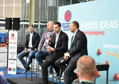 Slobadan Obradovic - Drenovac, Vesselin Djodjevic - Blueberry Club, Milos Milovanovic, FAO Italy, Andrily Yarmak - FOA Italy spoke the Serbian soft fruit production and the need for investment to release the full potential there.