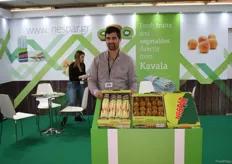 Konstantinos Maragkozis is the agronomist for Nespar, they mostly deal in aspargus and kiwis.