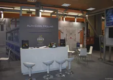 Alfa Cool Hellas' stand. They make machinery that helps with preservation of fruit and vegetables. 