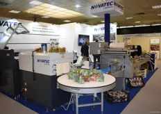 The Novatec machinery could be used to wrap all kinds of vegetables and fruits.