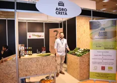 Antonis Kokkalakis, the owner of the company Agro Creta. Their main product is avocados, but they also deal in other fruits, like oranges and kiwis. 