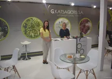 The stand of Katsagiotis S.A. They export grapes from Greece.