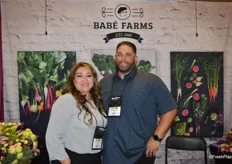 Rocio Muñoz and Chris Cordero with Babé Farms.