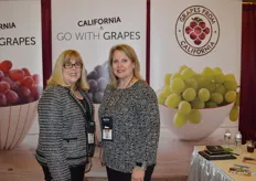 Cindy Plummer and Karen Hearn with the California Table Grape Commission are getting ready for the upcoming season.