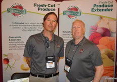 Chris Brown and Tim Grady with NatureSeal.