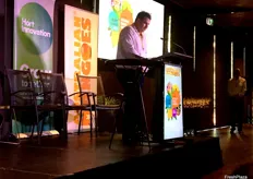 Australian Mango Industry Association Chairman Ben Martin delivering the opening address.