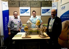 Jason Cairns-Lawrence, Brenton Baldock and Philip Nuttal from Oji Fibre Solutions
