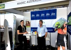 Sabrina Brick and Robert Hayes from Madec Australia