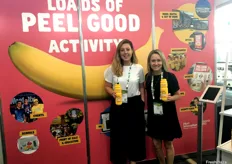 Tate Connolly and Elisa King from Hort Innovation, which is responsible for the Australian Bananas brand.