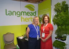 Charlotte Moseley and Dawne Lang from Langmead Herbs.