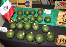 Detail about the Mexican avocados.