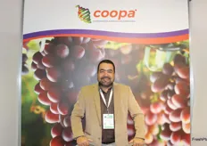 Junior Silveira from COOPA-Cooperativa Agricola de Petrolina (Brazil) that produces and exports seedless table grapes of high quality, with a range of the most diverse colours and varieties.