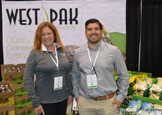 Kim Kinnavy and Joe Nava with West Pak Avocados.