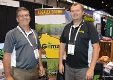 Charles Poches and Doug Bulgrin with Gumz Farms out of Wisconsin exhibit at United Fresh for the first time.