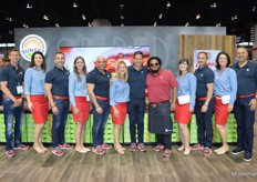 Blue and red it is. The outfits of the Sunset/Mastronardi team match with the company's new strawberry/blueberry line.