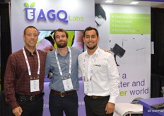 Brady Jones, Patrick Brennan and Andres Jimenez with AGQ Labs.