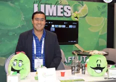 Herberts Camacho with Inverafrut is promoting Mexican Persian limes.
