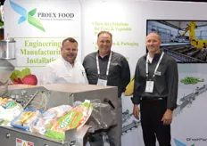 Ross Lund with ProEx Food and Jeremy Walker & Brian Gebauer with Consolidated Construction Co, Inc. Consolidated Construction designs, plans and builds new facilities for different industries, including produce.
