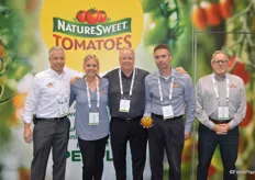The team of NatureSweet Tomatoes. From left to right: Michael Joergensen, Summer Jones, Jim McErlean, Andy Goldring and Bruce Gilkerson.