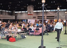 New this year was the EATS section in the back of the show floor with four different lunch options being offered.
