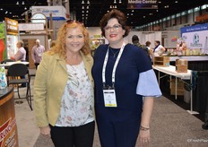 Kim Flores with Pro Citrus Network and Lori Taylor with The Produce Moms are walking the show.